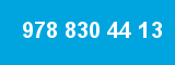 978 830 44 13